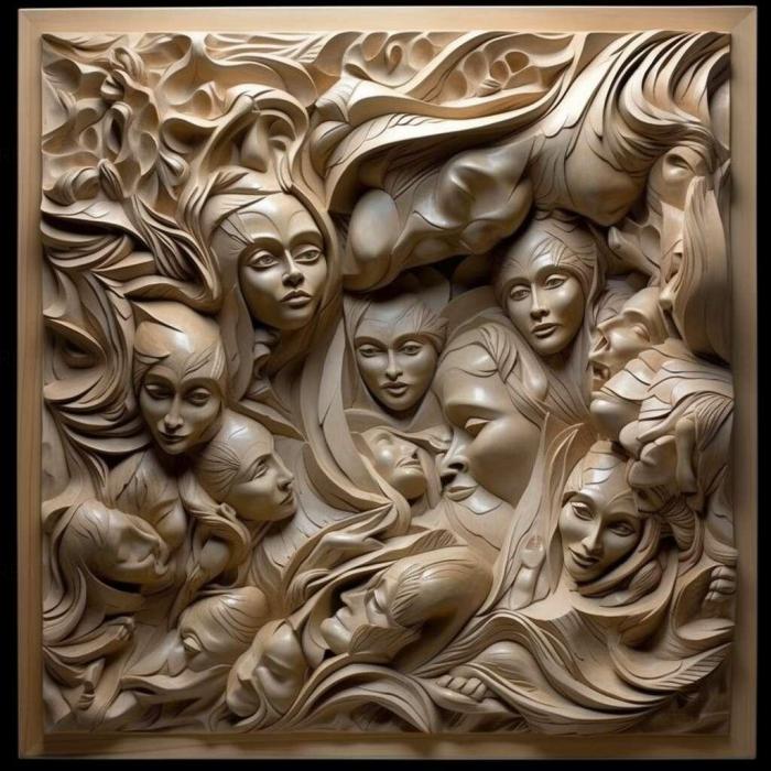 نموذج ثلاثي الأبعاد لآلة CNC 3D Art 